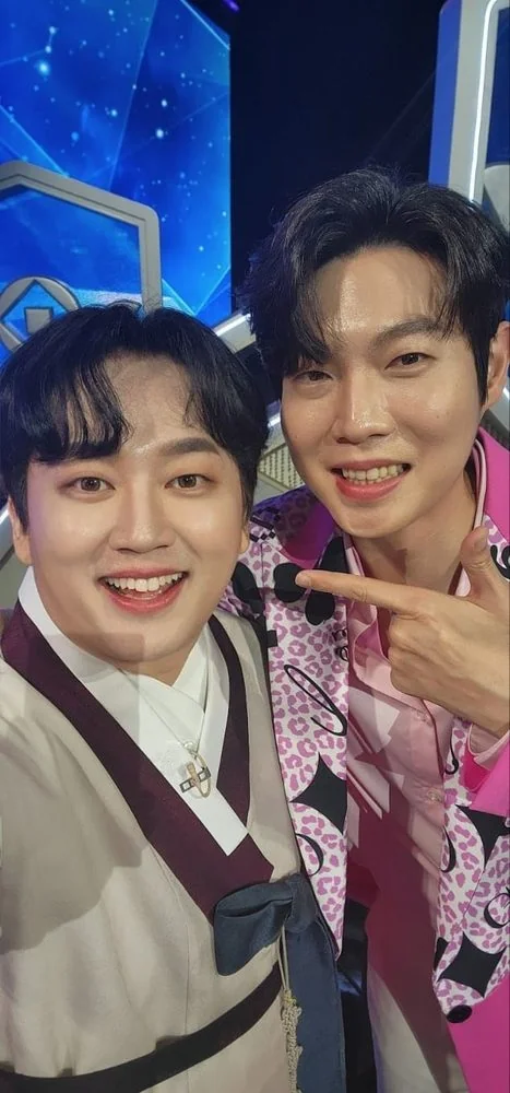 방송 현장에서 함께 출연한 분과 최한울