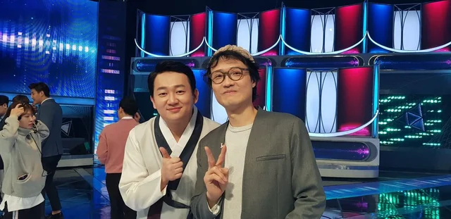 방송 현장에서 함께 출연한 분과 최한울